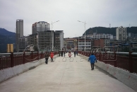 整修长达4个月的镇安大桥今日通车，要过河对岸方便了！